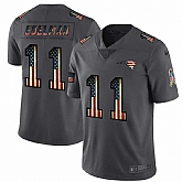 Nike Patriots 11 Julian Edelman 2019 Salute To Service USA Flag Fashion Limited Jersey Dyin,baseball caps,new era cap wholesale,wholesale hats